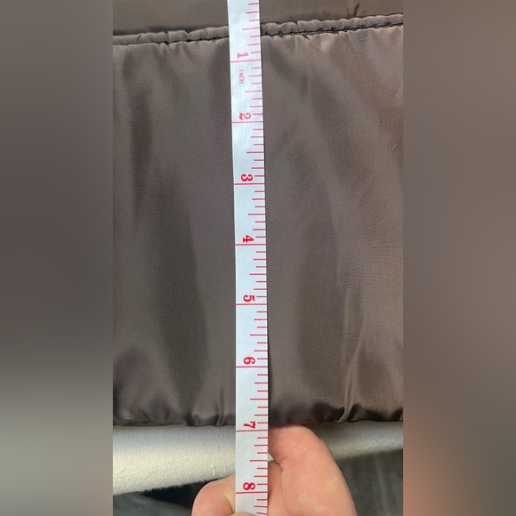 CeeKlein Brown Large Quilted Puffer Tote and Crossbody Bag with Strap Nylon New - Picture 8 of 16